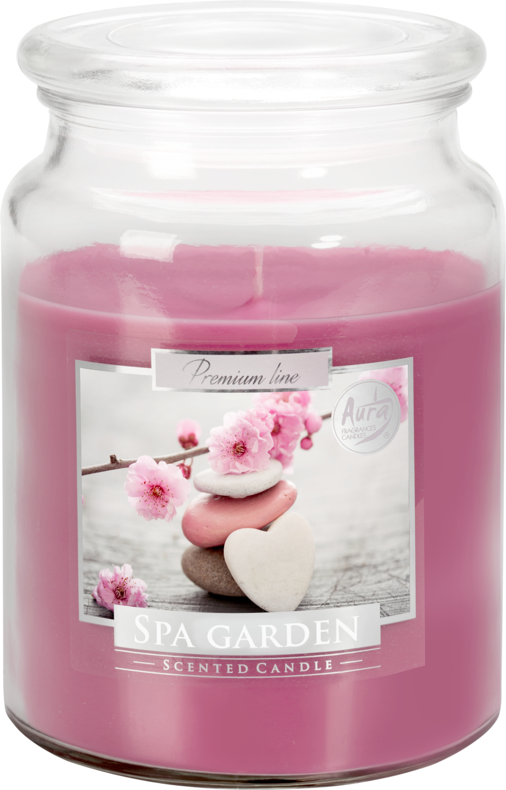 18oz Large Scented Candle In Glass Jar Fragrance Aromatic 100 Hr Burn Time (Spa Garden)