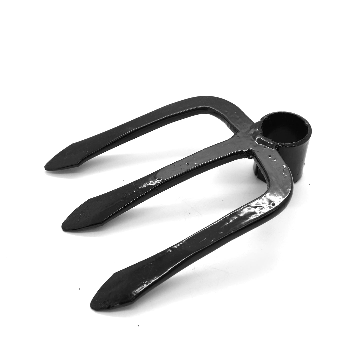 Hoe Cultivator Soil Digging Dutch Hand Fork Gardening and Landscaping Tool Solid Steel (Type 6, Head only)