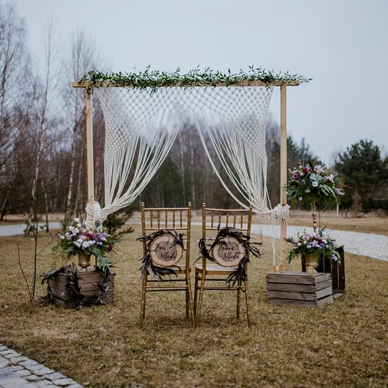 Premium Sandy Beige Macrame Cord Twine, 200 m / 656 ft of 3 mm Thick Natural Cotton Thread Yarn Macrame Rope (Reel)