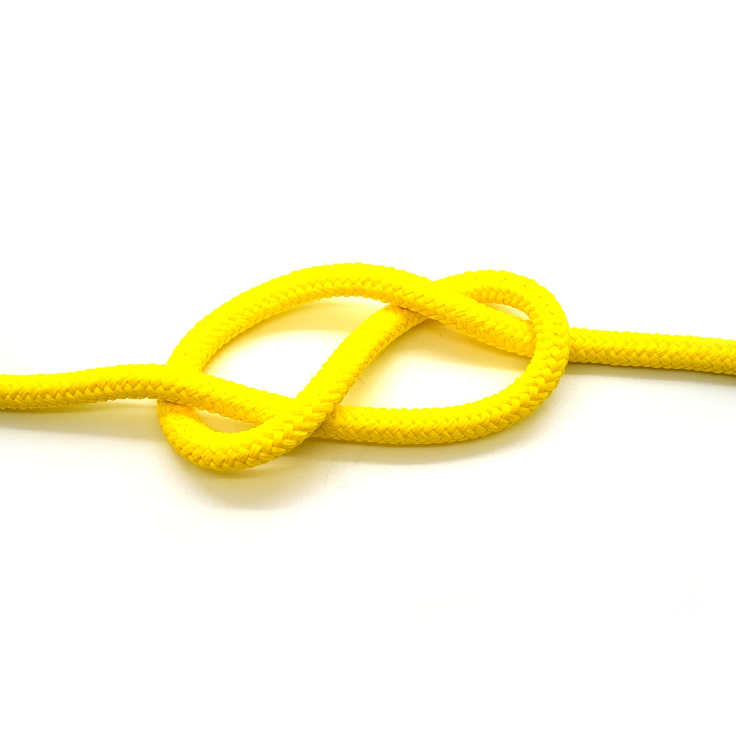 8mm x 10 metres / 32.8 ft of Yellow Polypropylene Rope, Solid Braided Poly Rope Cord Twine for Boating, Yachting, Camping