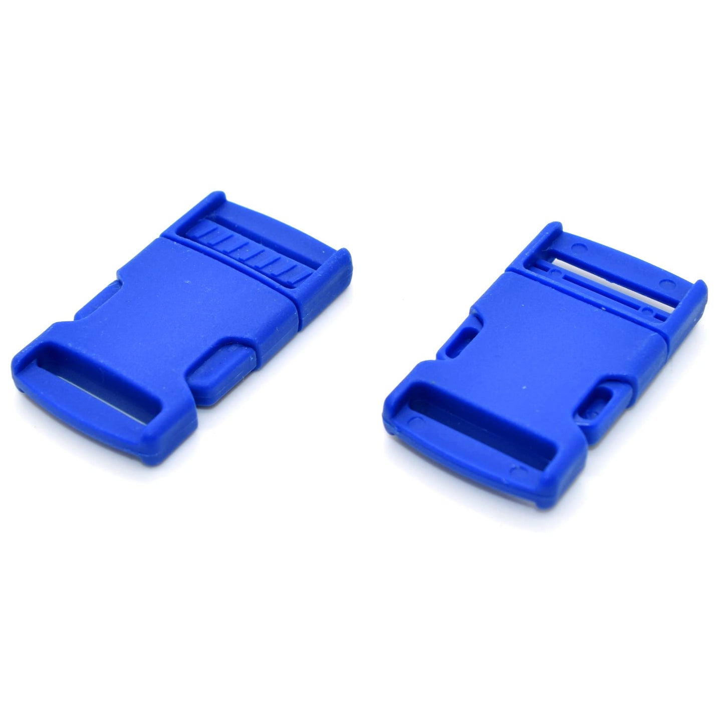 Side Release Buckles Clips for 25 mm / 1 in Webbing, Luggage, Back Pack / Rucksack, Straps (Blue Royal, 10 pieces)