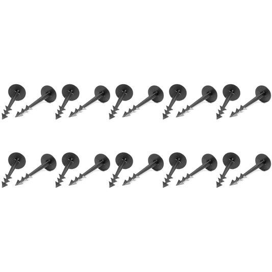 Garden Pegs - Pack of 20 x 5" Ground Pegs for Securing Landscape Fabric, Ground Stakes Anchors for Fixing Weed Control Fabric