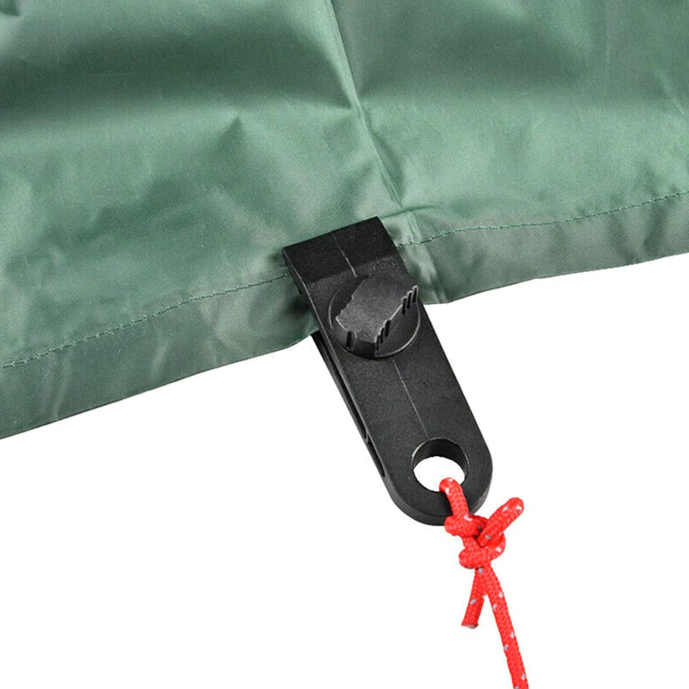 Tarpaulin Clips Heavy Duty Tarp Clips Crocodile Mouth Tent Clips Multipurpose with Tighten Lock Grip Thumb Screw (Pack of 8)