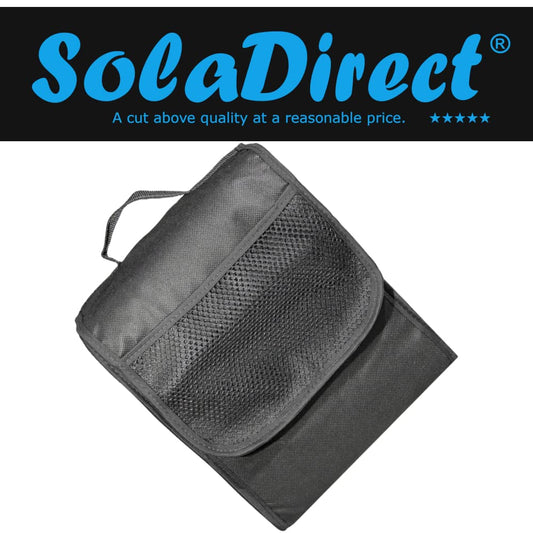 Car Boot Organiser Bag Anti Slip Foldable for Boot Storage Case Tool Bag Boot Tidy Bag, Suitable for All Vehicles, Black (Medium)