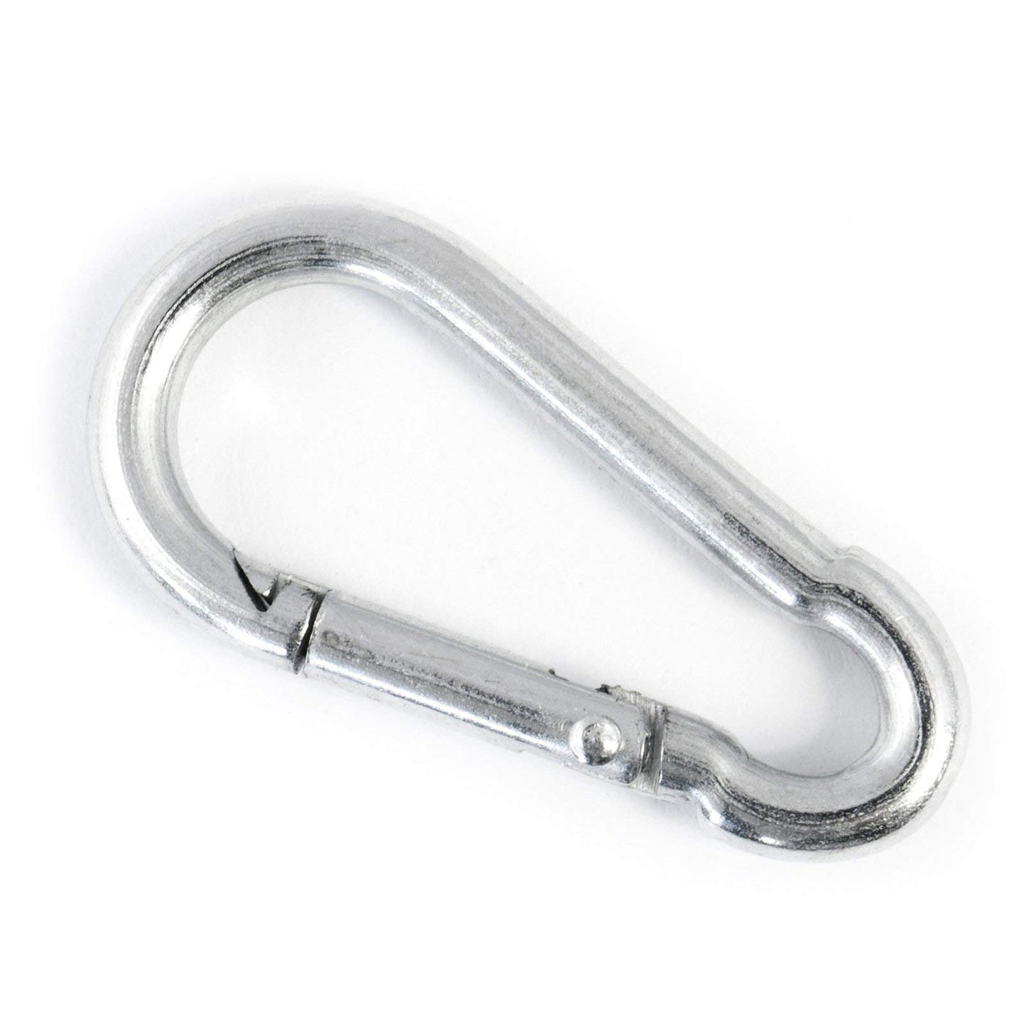 2 pcs of 7 mm x 70 mm Carabiner Spring Loaded Snap Hook Clip Buckle