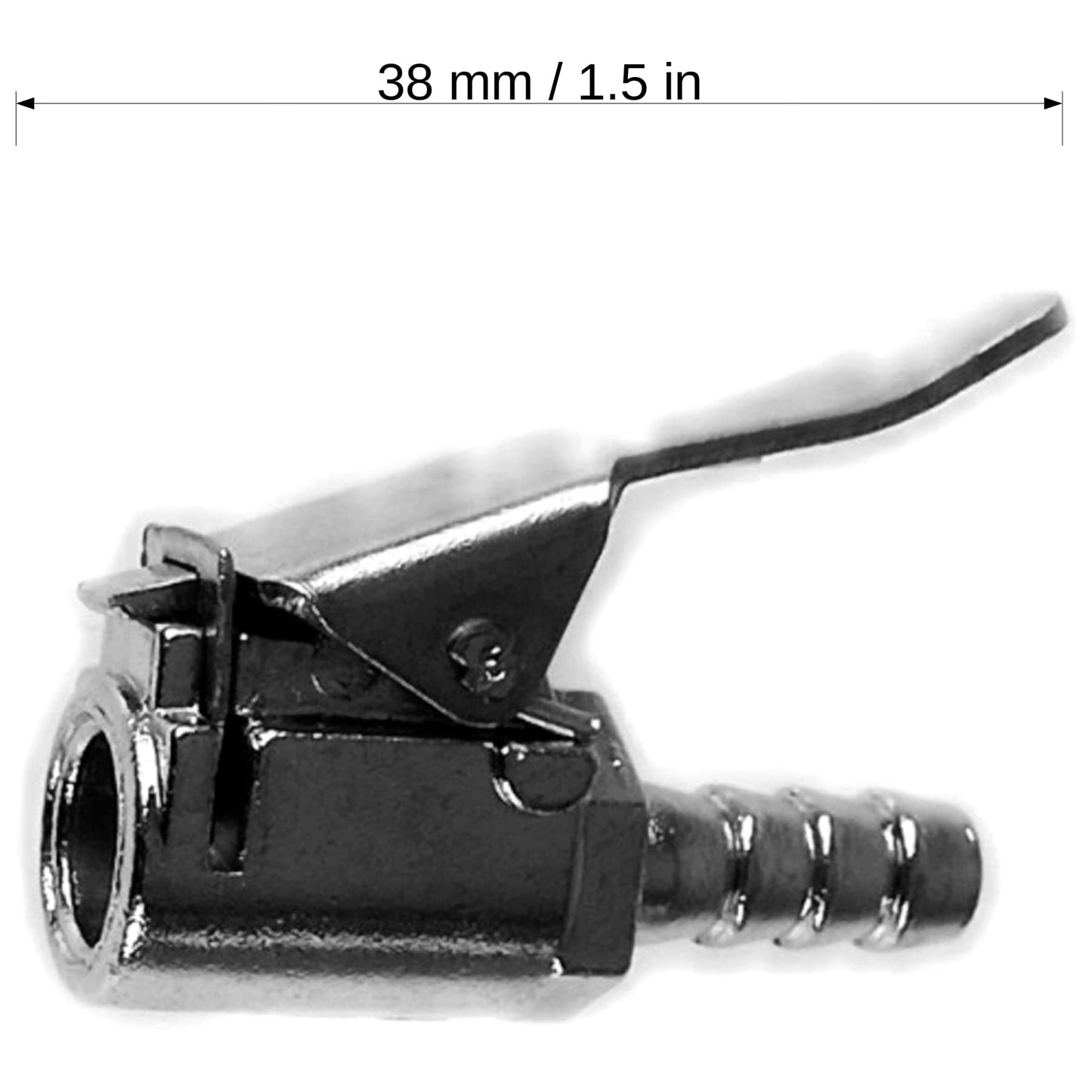 Tyre Air Chucks, Tyre Valve Air Pump Clip, Car Motorbike Air Pump Nozzle Adapter, Car Truck Tyre Inflator (Fits 8 mm ID Hose)