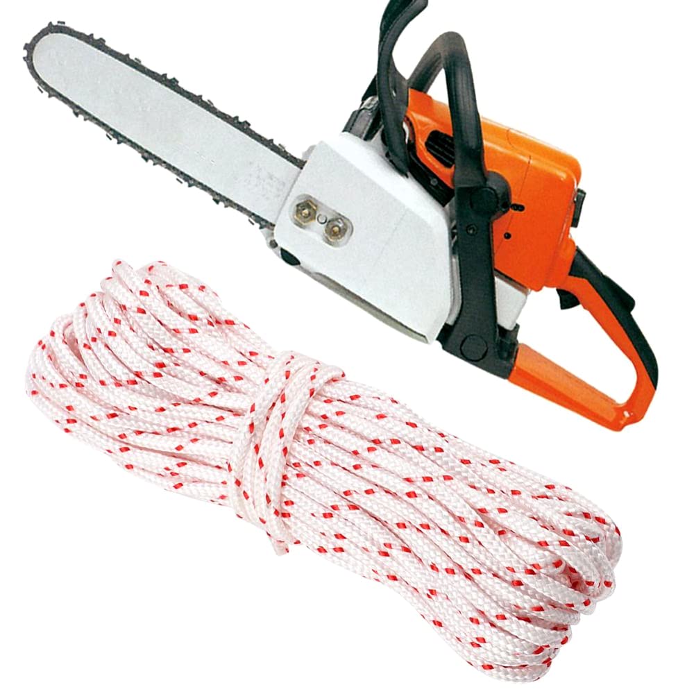 3.5 mm Pull Cord, Recoil Starter Rope for Lawnmower, Chainsaw, 50 metres / 164 ft Long Lawn Mower Replacement Pull Cord