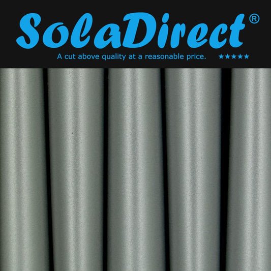 Tapered Dinner Candles, Pack of 10, Unscented, Long Burning Time, 24 cm / 9.45" (Silver, Metallic)