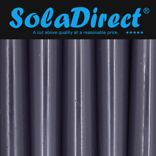 Tapered Dinner Candles, Pack of 10, Unscented, Long Burning Time, 24 cm / 9.45" (Steel Magnolias, Varnished)