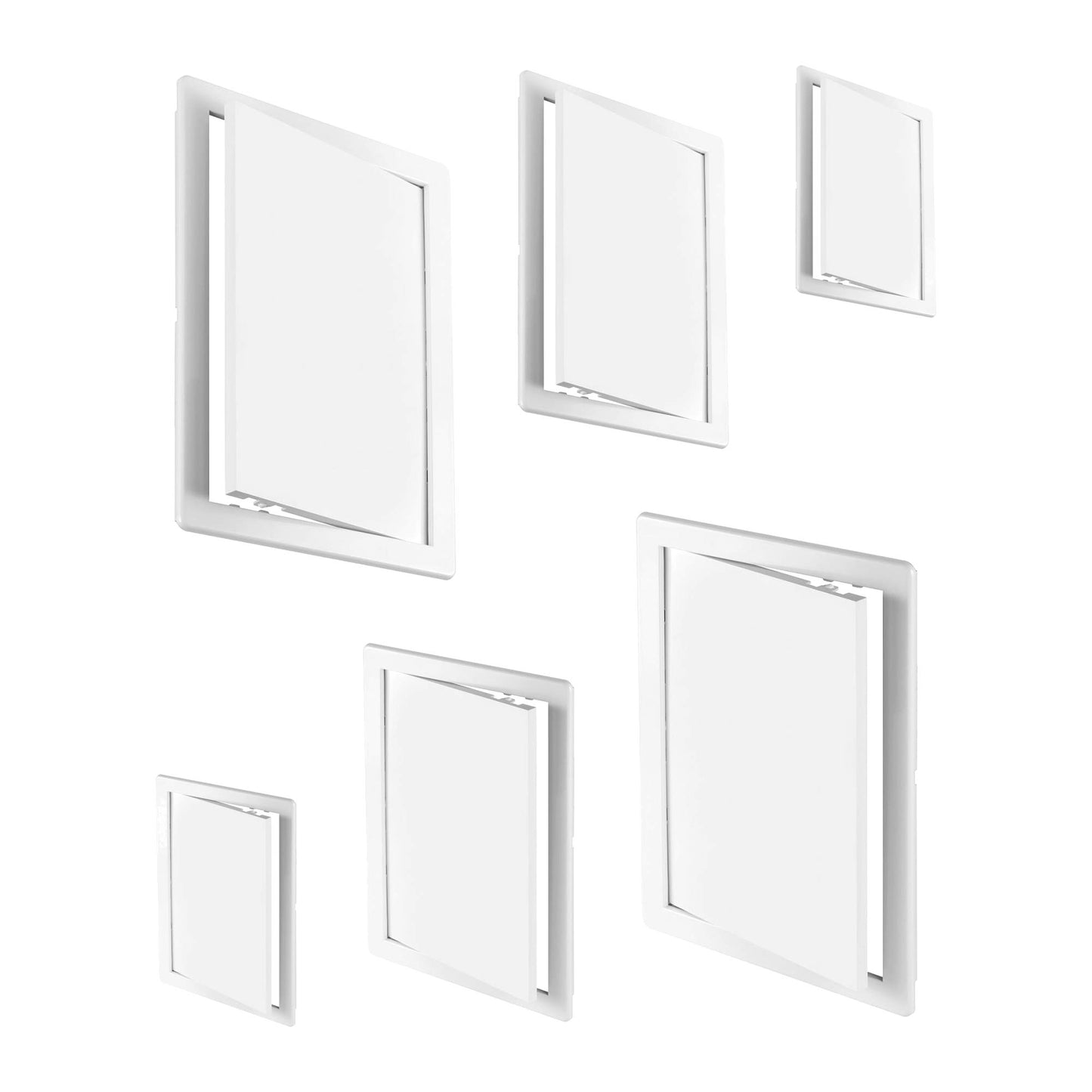 White Access Panel, 450 mm x 450 mm Revision Door, Gas Water Electricity Service Inspection Hatch Cover, Tough and Durable ABS