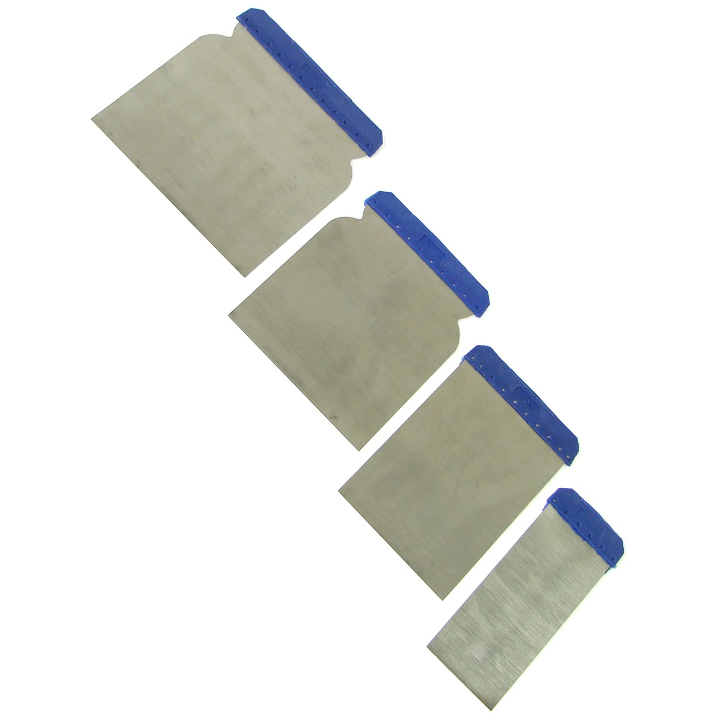 Filling Knives Metal Putty Spatulas, Set of 4, Scraper / Plaster / Drywall / Crack Filler Applicators Spreaders