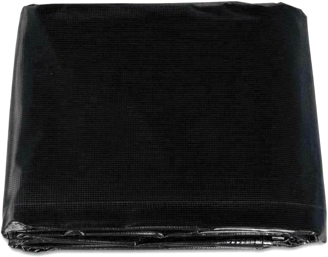 3 x 3 m Heavy-Duty Tarpaulin Cover - Black 235GSM - Waterproof, Frost-Resistant, UV Protection, Multipurpose, Groundsheet