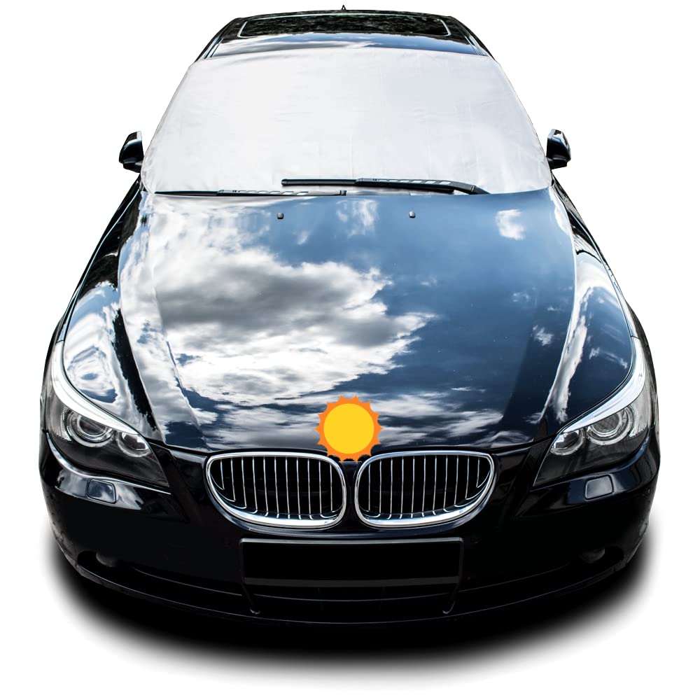 Car Windscreen Cover Sunshade, Car Windshield Cover UV Protective Front Window Cover, Water Resistant (157 x 88 cm / 62 x 34.5 in)