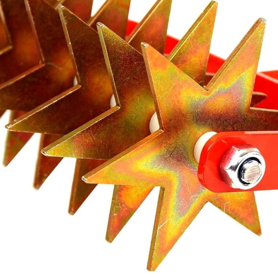 Cultivator, Rotary Hand Soil Scarifier Cultivator with Handle, 22 cm / 8.6 in Wide, Gardening and Farming Tool