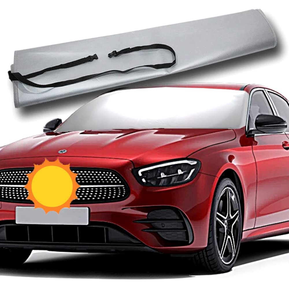 Car Windscreen Cover Sunshade, Car Windshield Cover UV Protective Front Window Cover, Water Resistant (157 x 88 cm / 62 x 34.5 in)