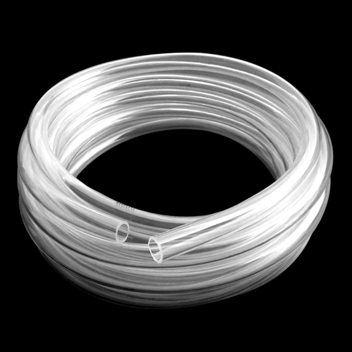 2 m / 6.5 ft of Air Line for Fish Tank Aquarium Pond Air Pump - 4 mm ID / 6 mm OD - Food Grade Non-Toxic Clear PVC Hose Pipe Tube