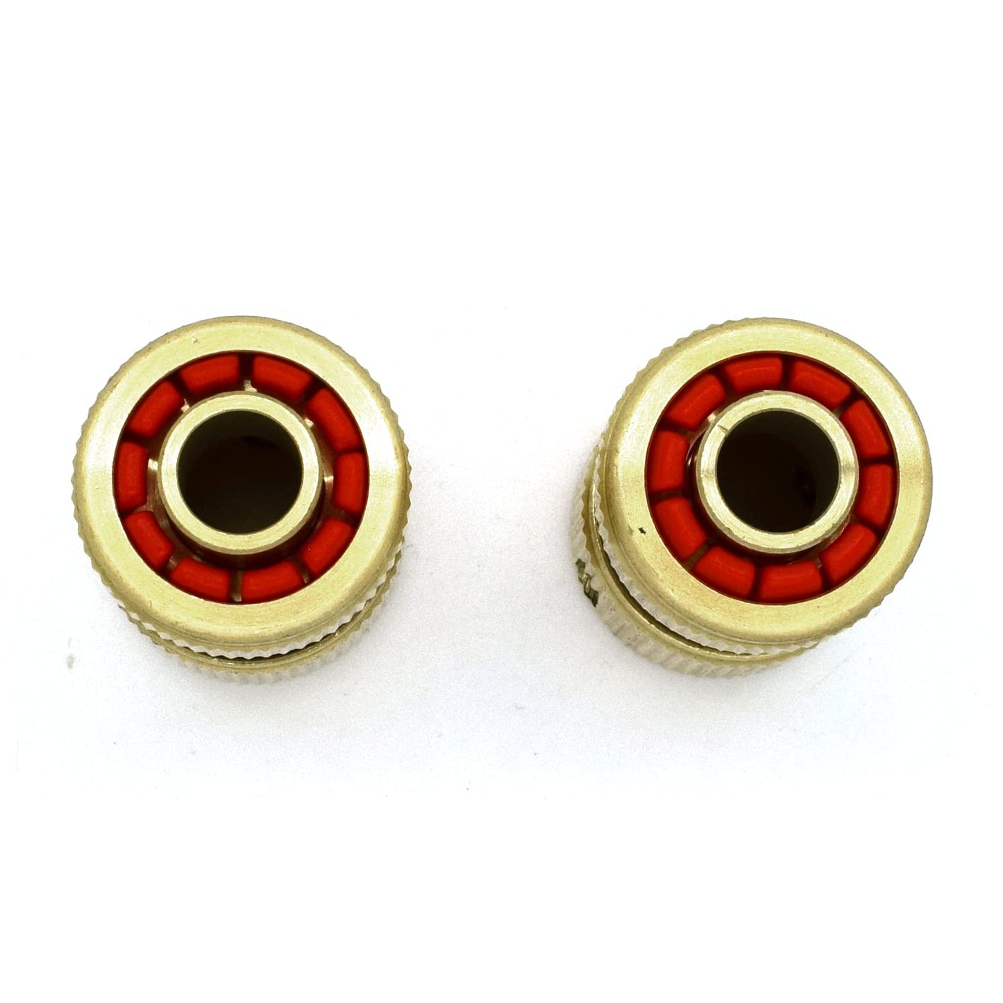 2 pcs Brass Hose Connector Hose End Quick Connect Fitting 1/2" Hose Pipe Quick Connector for Gardening, Home Watering, Car Washing