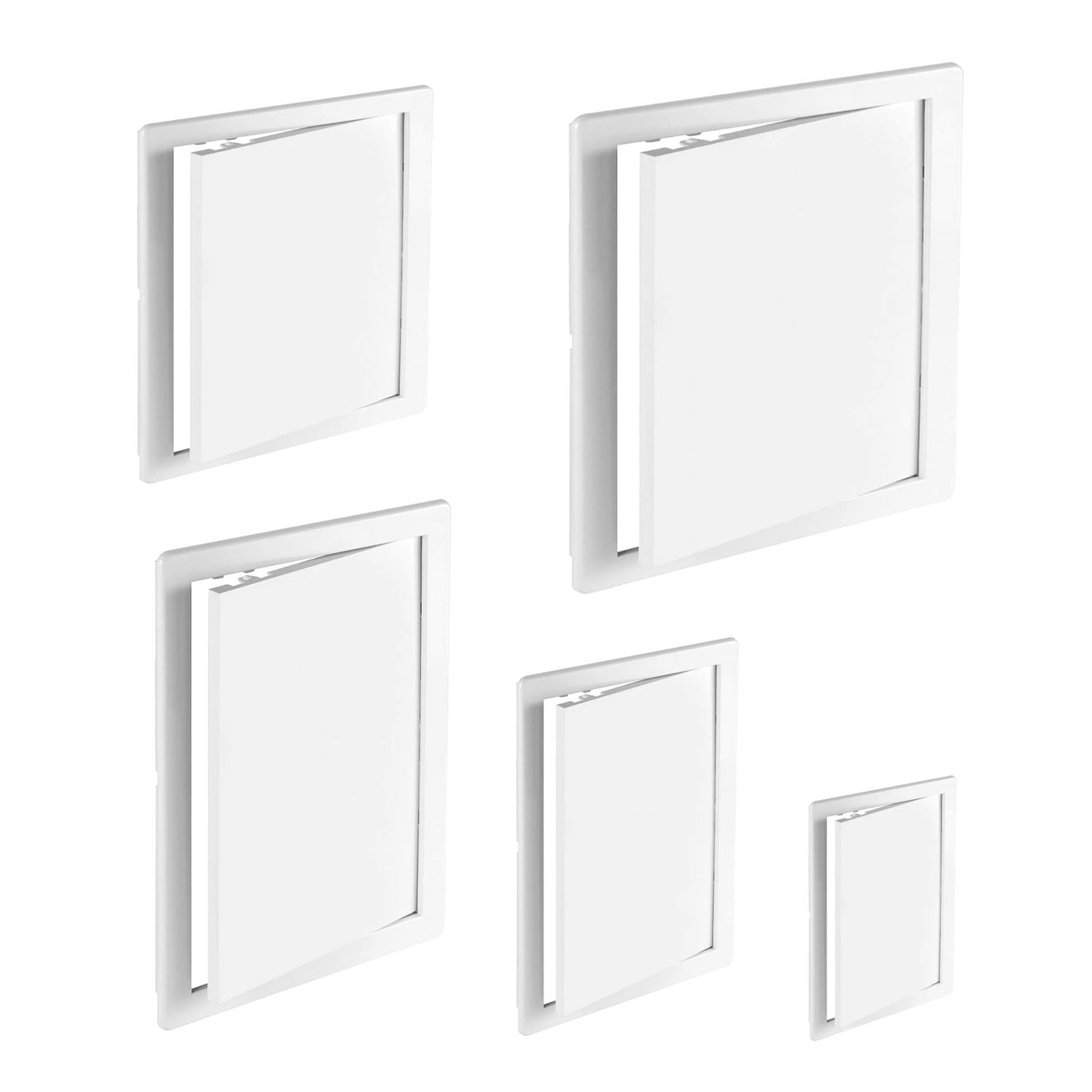 White Access Panel, 300 mm x 400 mm Revision Door, Gas Water Electricity Service Inspection Hatch Cover, Tough and Durable ABS