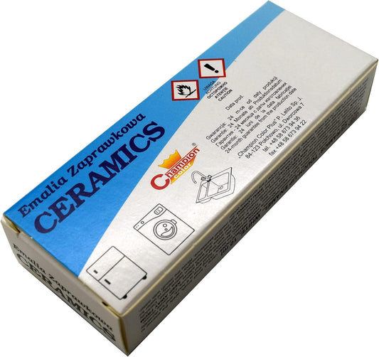 Enamel White Touch Up Paint, 10 mL Easy and Quick Drying Chip Repair Kit, Compatible with Kitchen Appliances, Shower, Sink, Fridge