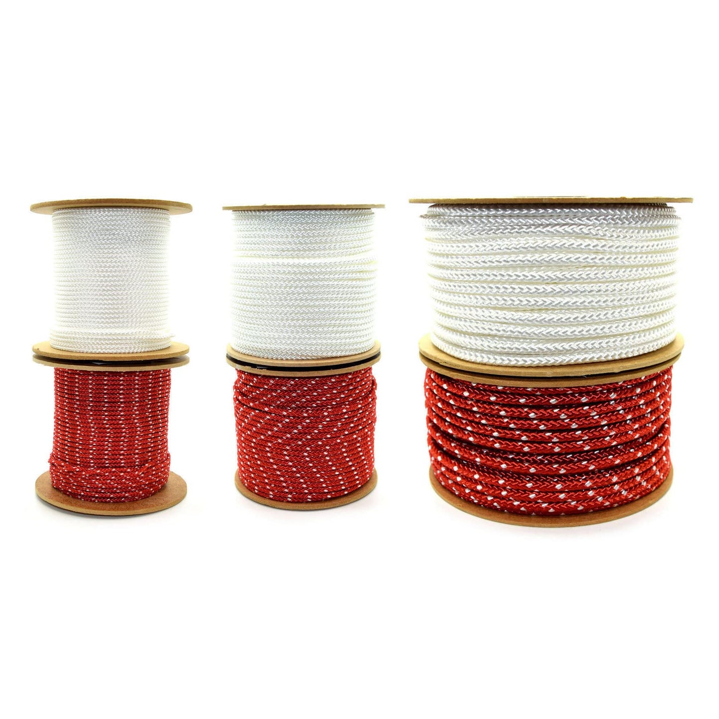 5 mm Pull Cord, Recoil Starter Rope for Lawnmower, Chainsaw, 50 metres / 164 ft Long Lawn Mower Replacement Pull Cord (White)