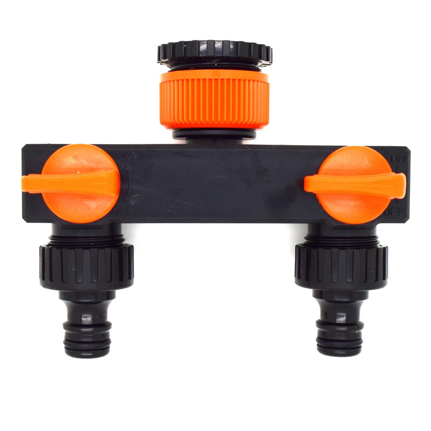 Two Way Tap Splitter for Garden Hose Pipe Irrigation System with Valves