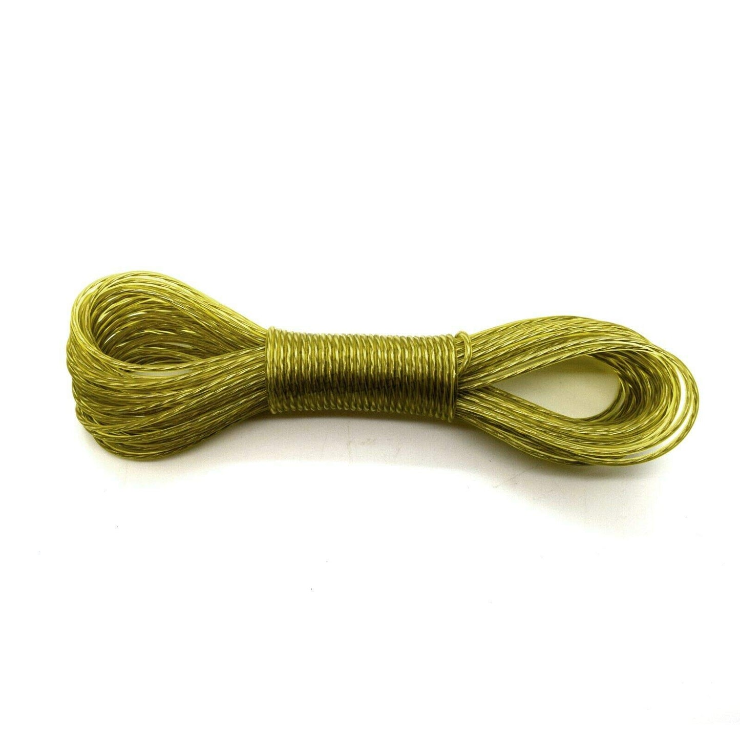 10 metres of Clothes Line Laundry Washing Line Steel Core Plastic Coated Rope Outdoor