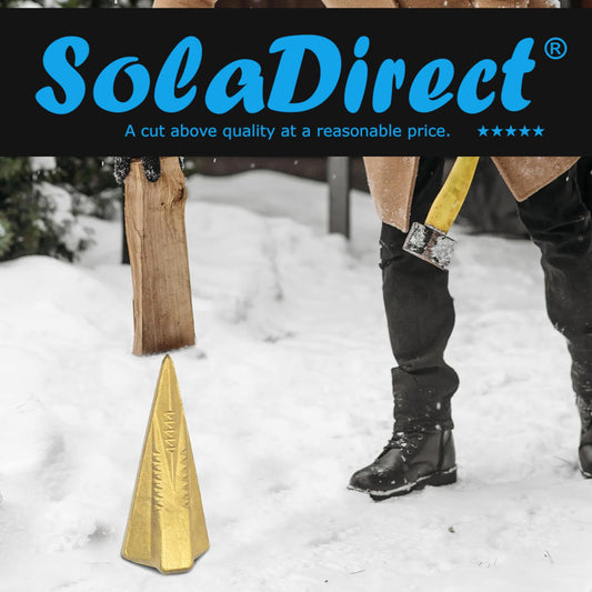 Log Splitter Wedge, 2.0 KG / 4.4 LBS, Wood Splitting Wedge, Diamond Shaped Wedge, 4-Direction Steel Splitting Wedge, Wood Splitter