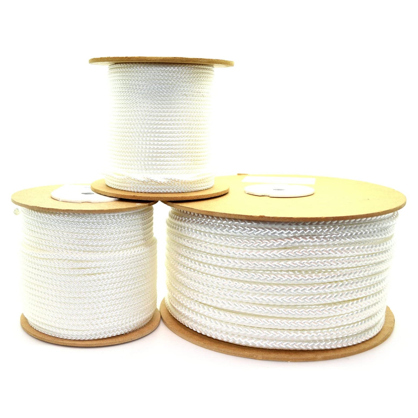 5 mm Pull Cord, Recoil Starter Rope for Lawnmower, Chainsaw, 10 metres / 32.5 ft Long Lawn Mower Replacement Pull Cord (White)