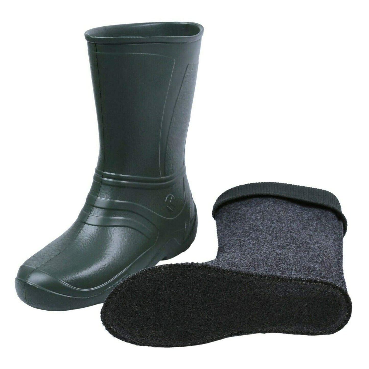 Olive Women's Ladies Wellies Lightweight EVA Wellington Boots Rain Boots Waterproof Durable Gardening (Size 5 UK / 38 EU)