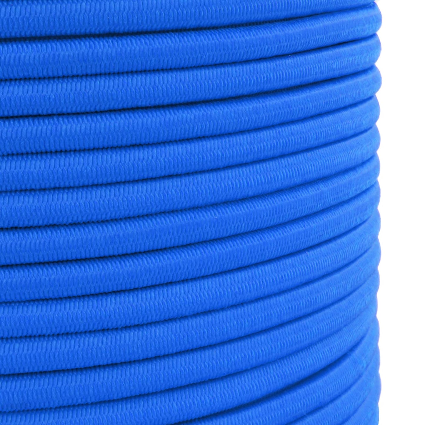 Blue Bungee Cord - 10 m / 32 ft of 4 mm Bungee Rope, Shock Cord, Bungee Strap, Elastic Rope, Tie Down - Stretch at least 100%