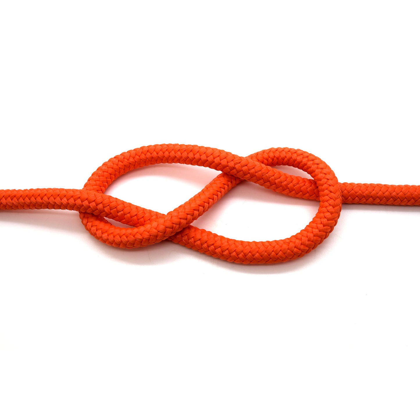 8mm x 100 metres / 328 ft of Orange Polypropylene Rope, Solid Braided Poly Rope Cord Twine for Boating, Yachting, Camping