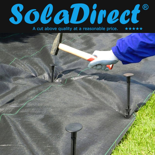 Garden Pegs - Pack of 2000 x 5" Ground Pegs for Securing Landscape Fabric, Ground Stakes Anchors for Fixing Weed Control Fabric