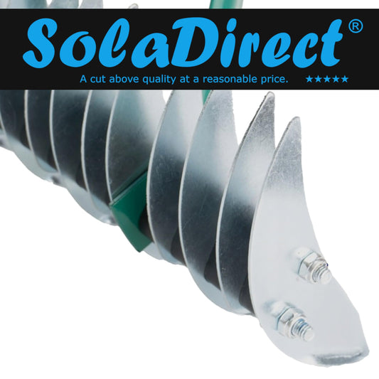 Lawn Aerator Scarifier with Handle, Effective Manual Lawn Grass Soil Maintenance, Hand Dethatching Rake, Moss Removal Garden Tool