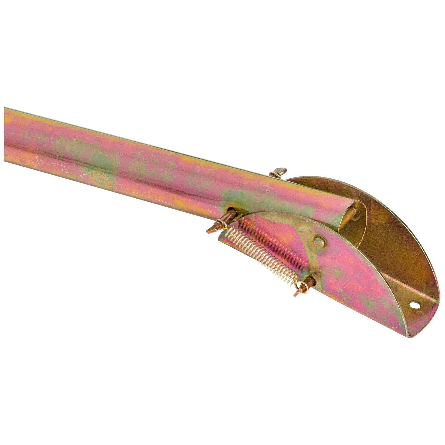 20 cm / 8 in Gold Kick Down Door Stop - Keep The Door Stay Open for Gate, Home, Office - Metal Door Stopper with Rubber Bumper