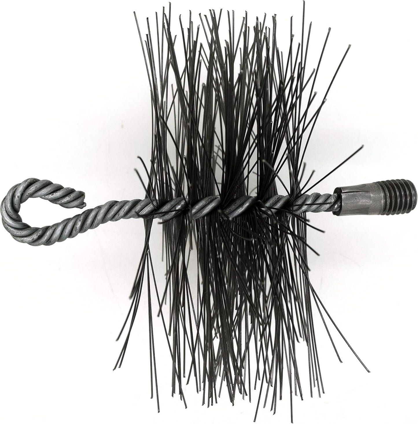 120mm Chimney Brush Head, Stiff Metal Wire Chimney Brush Head, Removes Stubborn Dirt and Debris from Flue and Chimney Walls