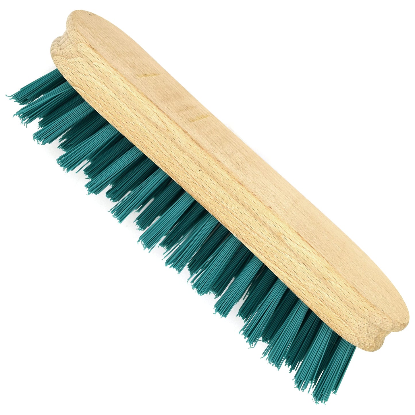 2 x Wooden Hand Scrubbing Brush with Stiff Bristles, Multipurpose and Water Resistant, Easy to Use and Long-Lasting