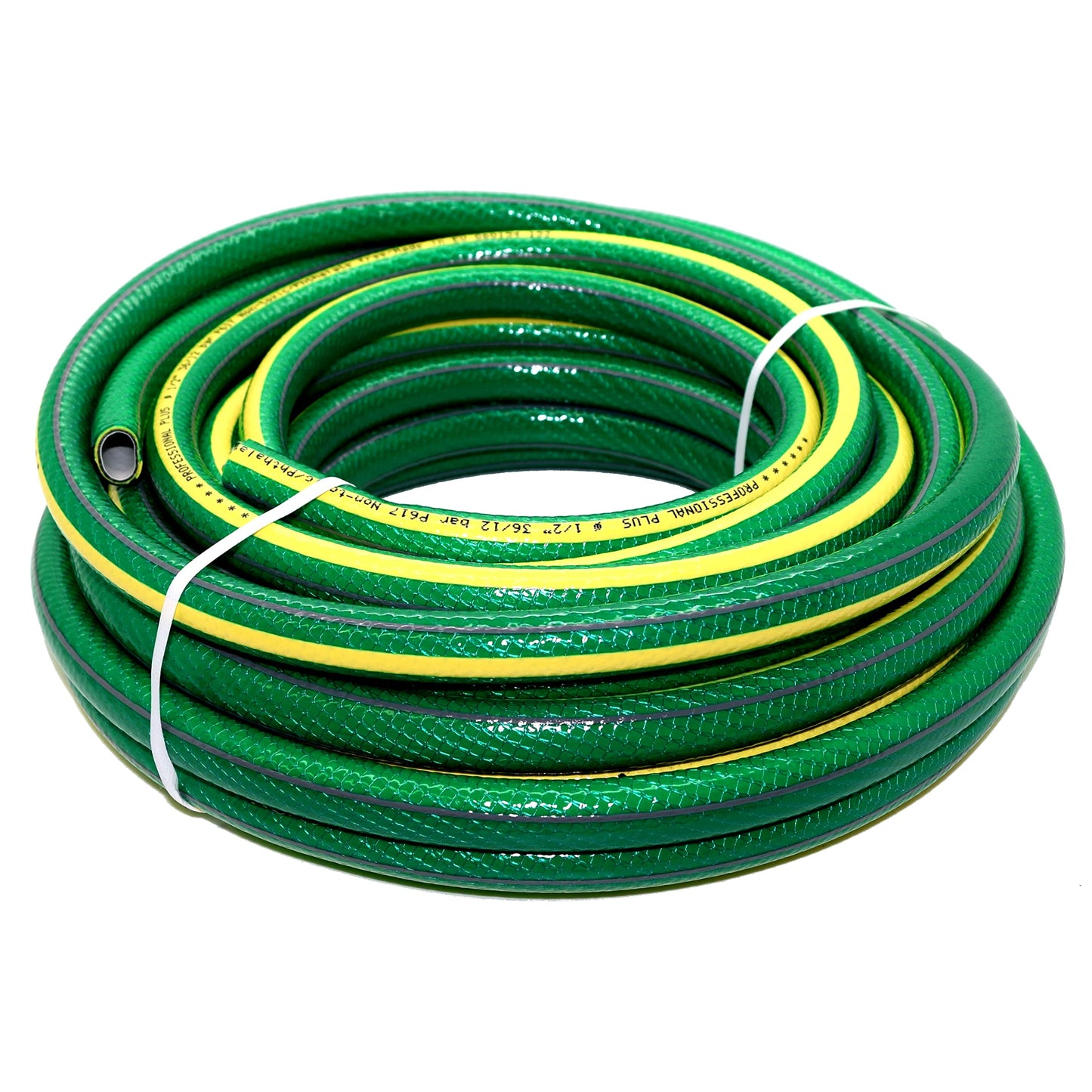Garden Hose Pipe, 50 m / 164 ft Long, Premium Non-Kinking Reinforced 6 Layer Non-Toxic 1/2" Watering Irrigation Hosepipe (Green)