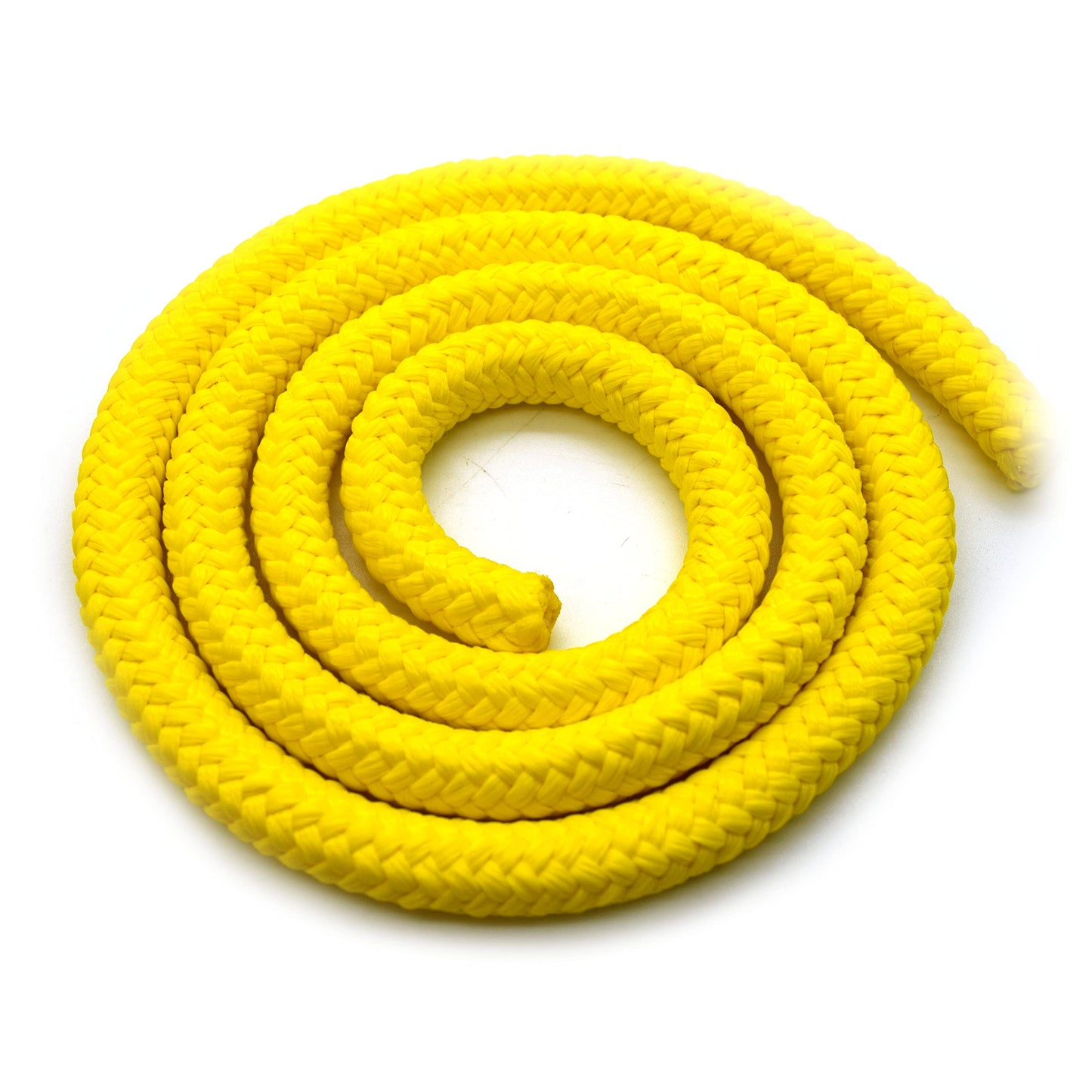 5mm x 100 metres / 328 ft of Yellow Polypropylene Rope, Solid Braided Poly Rope Cord Twine for Boating, Yachting, Camping