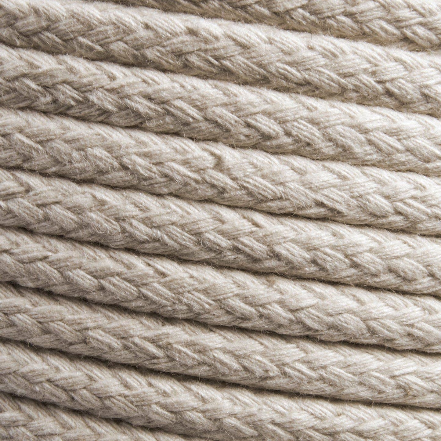 Cotton Rope, Natural Woven Cotton Thread - 100 m / 328 ft of 10 mm Thick Soft for DIY Crafts, Decking Rope, Gardening, Bundling