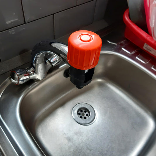 Universal Tap to Hose Connector Set with ABS Garden Hose Pipe Connector - Hozelock Compatible - Fits 1/2" - 5/8" Pipe (T2)