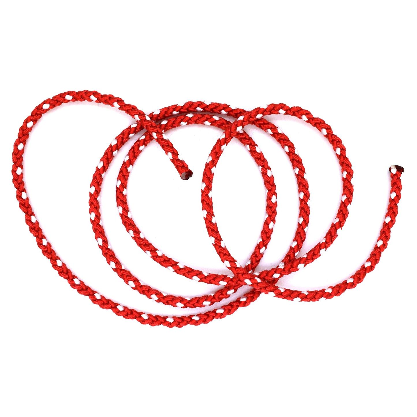 5 mm Pull Cord, Recoil Starter Rope for Lawnmower, Chainsaw, 5 metres / 16 ft Long Lawn Mower Replacement Pull Cord (Red)