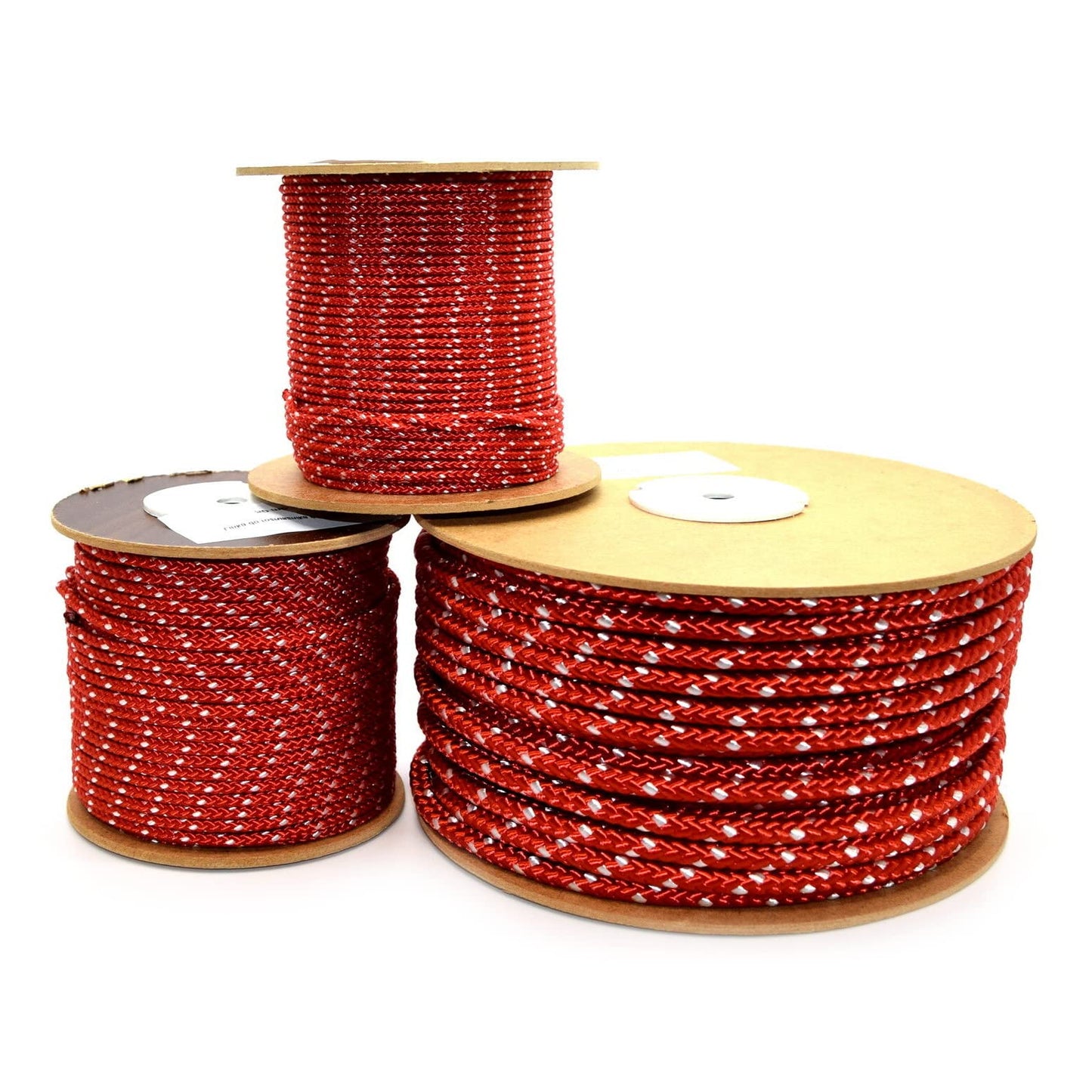 5 mm Pull Cord, Recoil Starter Rope for Lawnmower, Chainsaw, 100 metres / 328 ft Long Lawn Mower Replacement Pull Cord (Red)