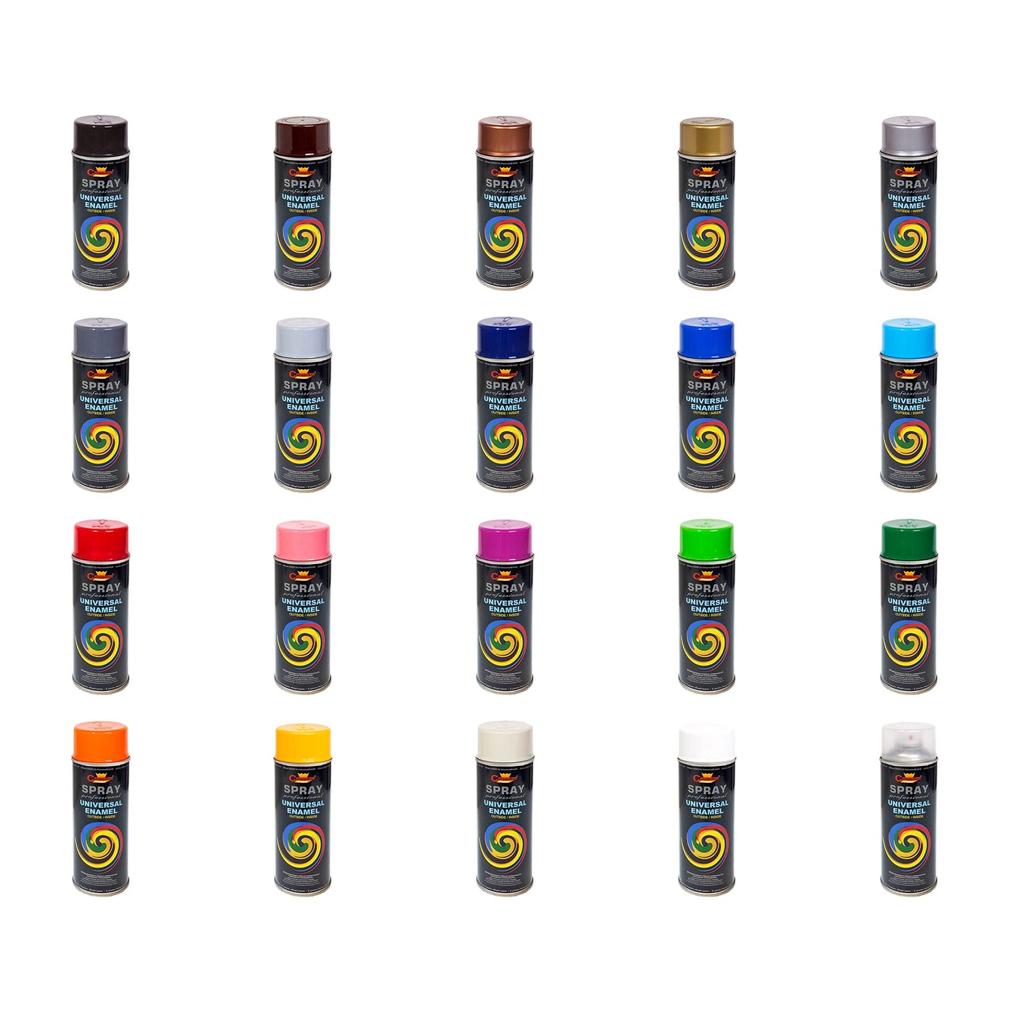 400 mL Sky Blue (RAL 5015) Universal Gloss Enamel Spray Paint - Fast Drying High Shine Finish with Strong Coverage - for Metal, Wood, Plaster and Selected Plastics, Indoor and Outdoor Use