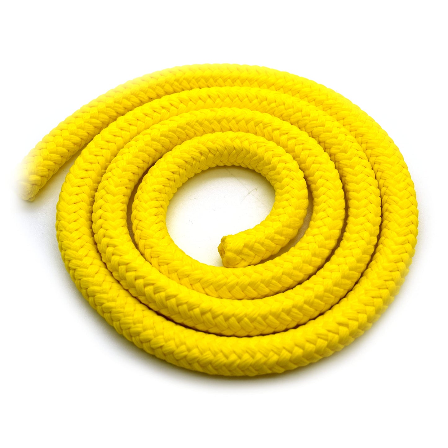 5mm x 5 metres / 16.4 ft of Yellow Polypropylene Rope, Solid Braided Poly Rope Cord Twine for Boating, Yachting, Camping