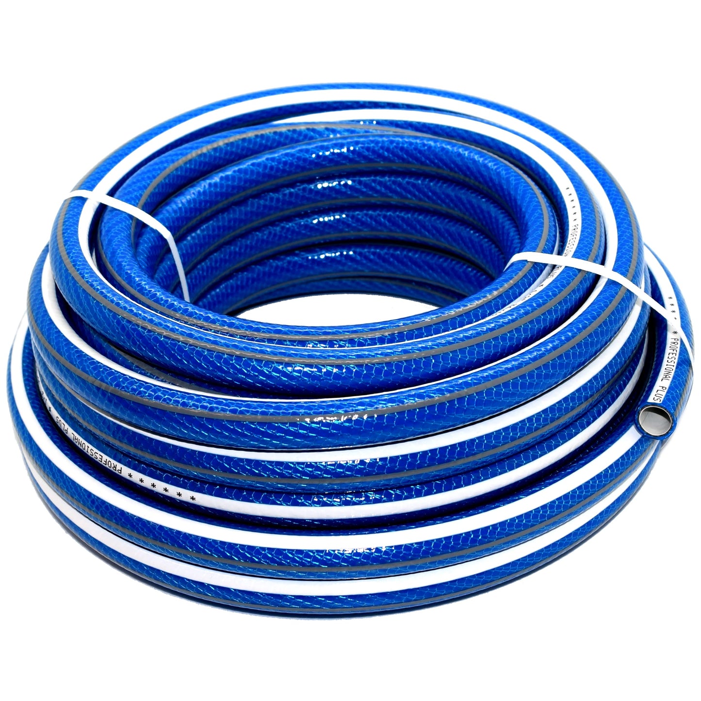 Garden Hose Pipe, 50 m / 164 ft Long, Premium Non-Kinking Reinforced 6 Layer Non-Toxic 1/2" Watering Irrigation Hosepipe (Blue)