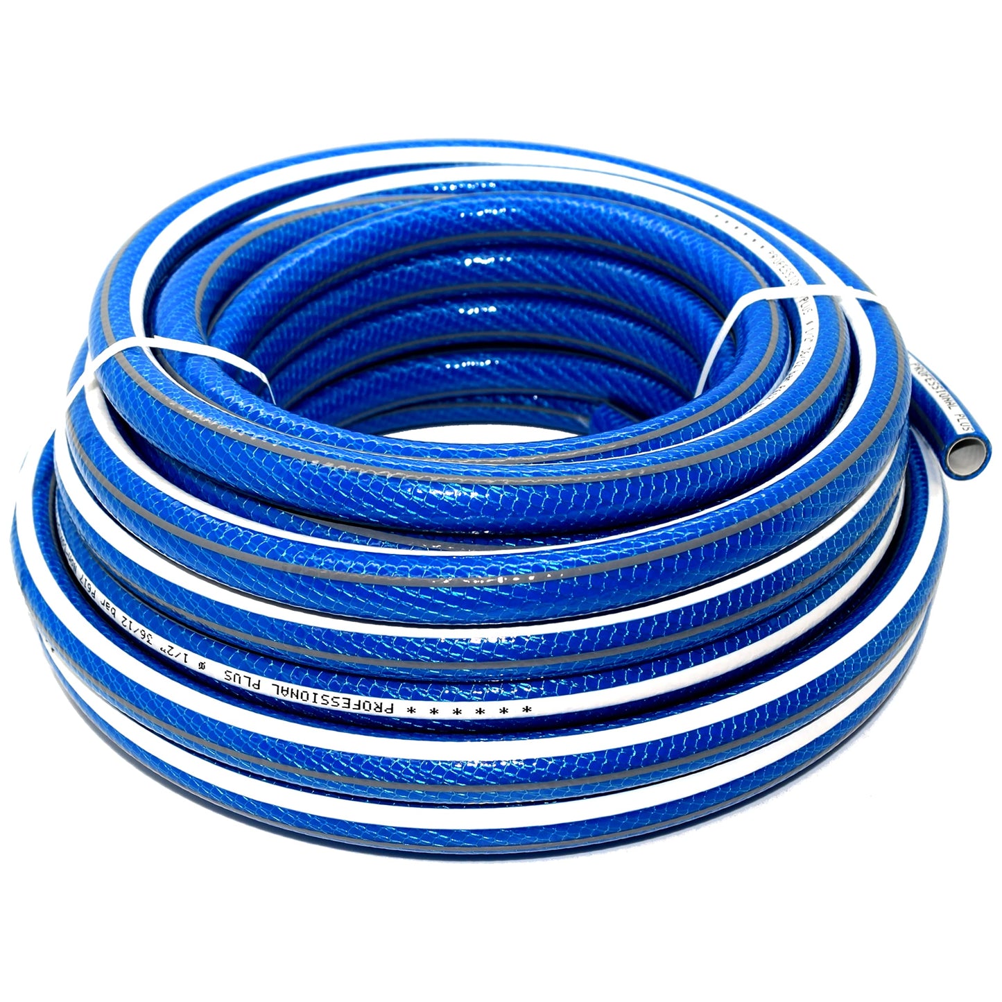 Garden Hose Pipe, 50 m / 164 ft Long, Premium Non-Kinking Reinforced 6 Layer Non-Toxic 1/2" Watering Irrigation Hosepipe (Blue)