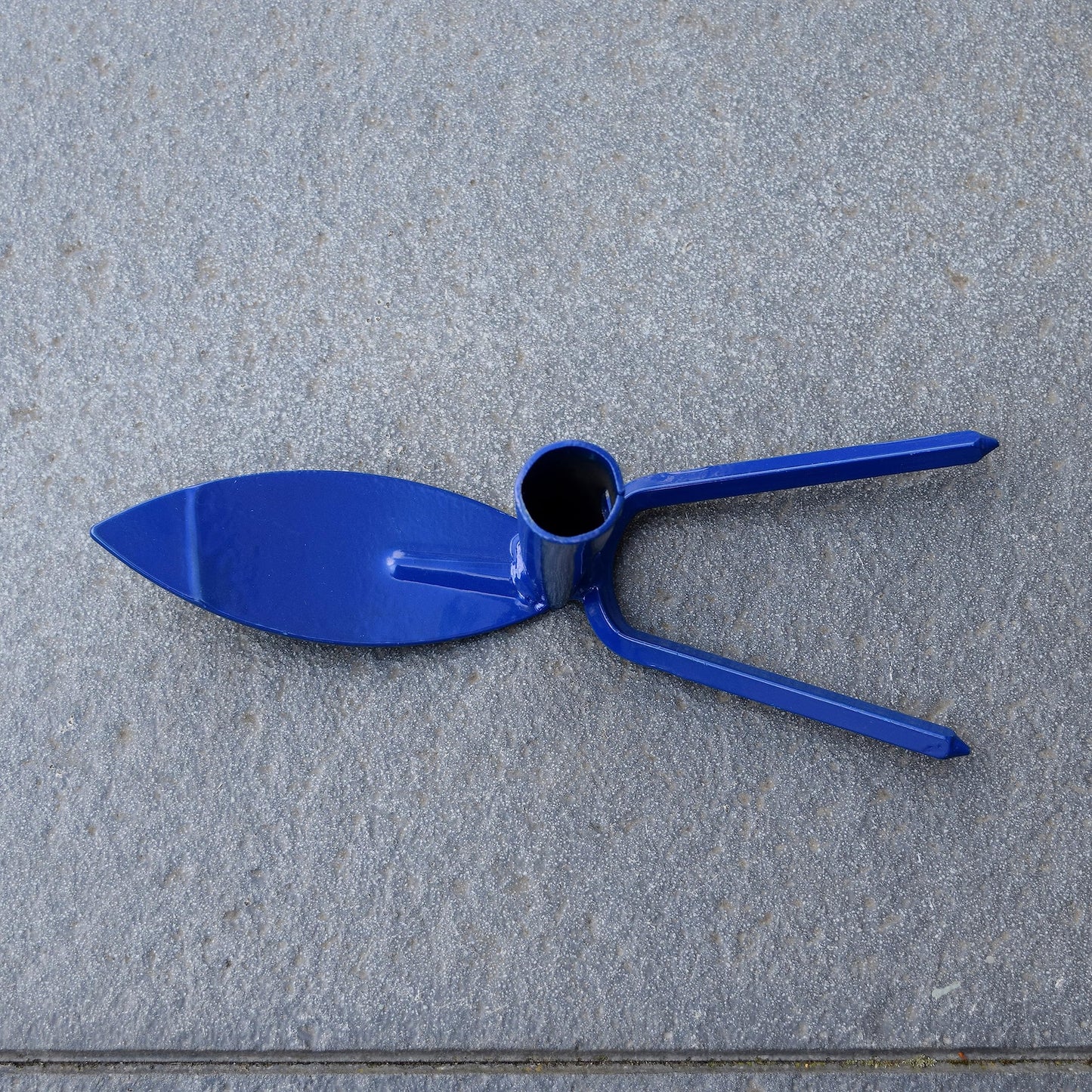 Hoe Cultivator Soil Digging Dutch Hand Fork Gardening and Landscaping Tool Solid Steel (Type 9, Head only)