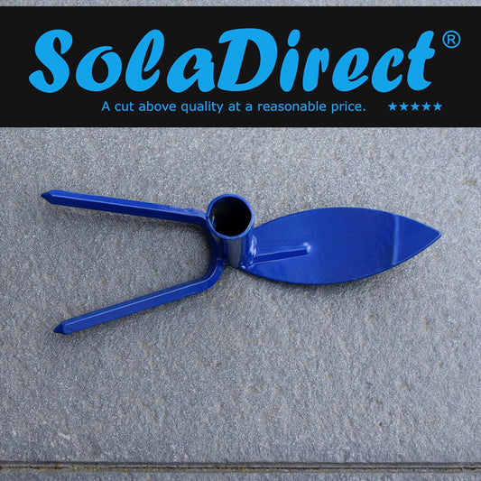 Hoe Cultivator Soil Digging Dutch Hand Fork Gardening and Landscaping Tool Solid Steel (Type 9, Head only)