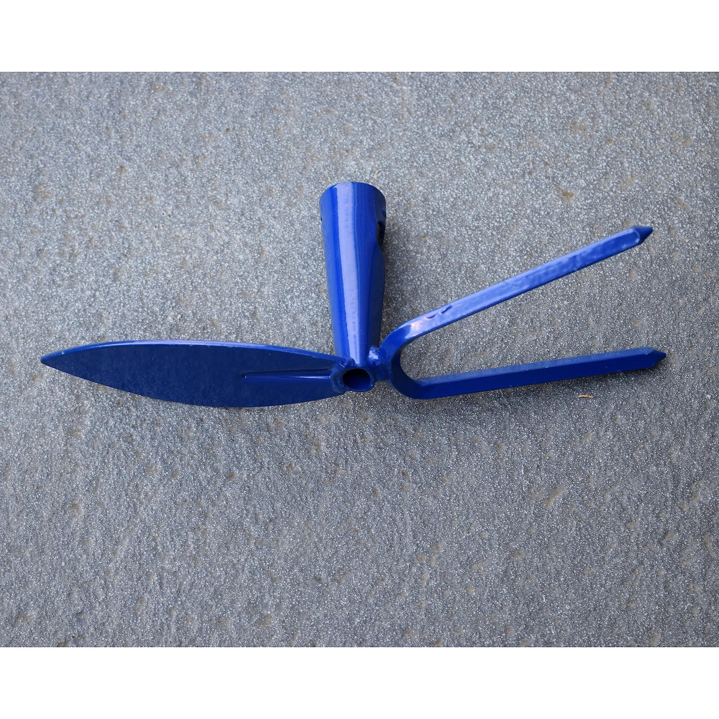 Hoe Cultivator Soil Digging Dutch Hand Fork Gardening and Landscaping Tool Solid Steel (Type 9, Head only)