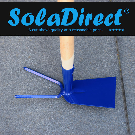 Hoe Cultivator Soil Digging Dutch Hand Fork Gardening and Landscaping Tool Solid Steel (Type 10, with 115 cm Long Handle)